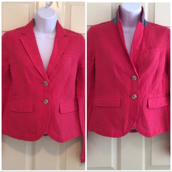 Tommy Hilfiger Linen/Cotton Blend Jacket XS - Picture 1 of 7